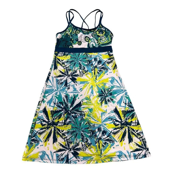 Prana Athletic Pattern Sundress w/ Built In Bra - Picture 1 of 4